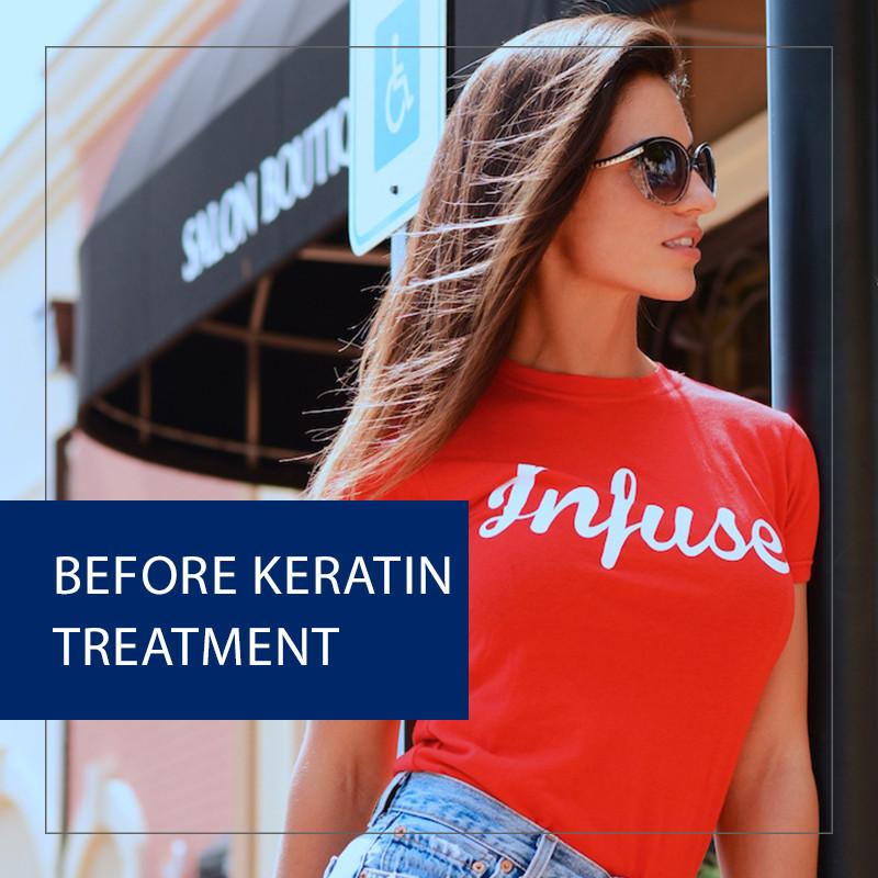 Before Keratin Treatment
