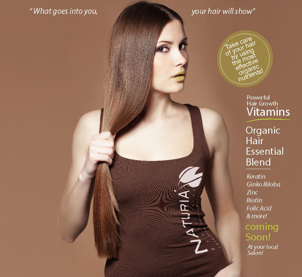 Organic Hair & Scalp Vitamins by Naturia Professional